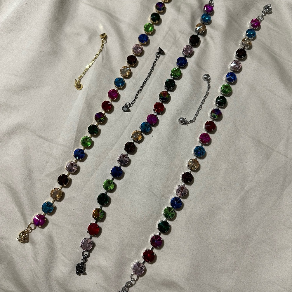 Multi stone necklaces
